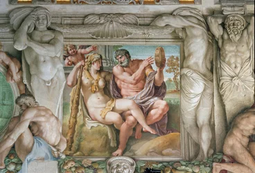 Herakles och Iole (Fresco