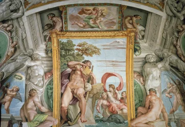 Polyphemus och Galatea (Fresco