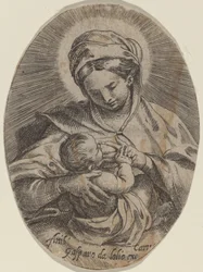 Madonnan som ammar Kristusbarnet