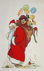 Here Comes Santa Claus (bokillustration)