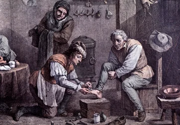 En operation (gravyr