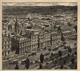 Adelaide - Australien - 1890 - gravyr 1890