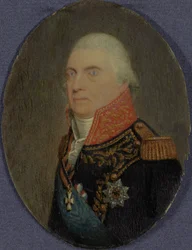 Amiral Jan Hendrik van Kinsbergen (1735-1819), ca 1810 (gouache på elfenben)