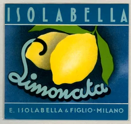 Annons för italiensk lemonad