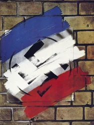 Anonym affisch publicerad vid Frankrikes befrielse - 1944