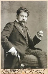 Arthur Nikisch - Portræt af dirigenten Arthur Nikisch (1855-1922) - Anonym. Fotograferet