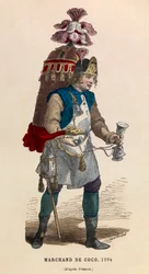 Kokosnötsförsäljare 1774 - privat samling
