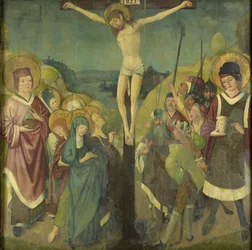 Korsfästelse med heliga Cosmas och Damian