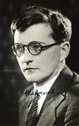 Dmitri Chostakovitch - Porträtt av kompositören Dmitri Shostakovich (1906-1975) av Anonymous