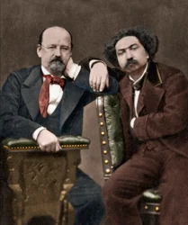 Emile Erckmann (1822-1899) och Alexandre Chatrian (1826-1890)