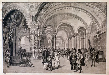 Uruppförande av Otello, opera av Giuseppe Verdi på Teatro alla scala