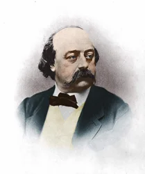 Gustave Flaubert (1821-1880), fransk författare, av Nadar.