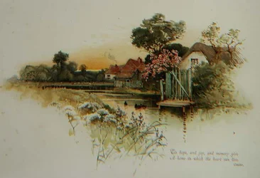 Hopp och glädje, viktoriansk bokillustration