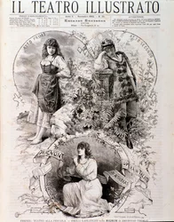 Illustration till Mignon, opera av Ambroise Thomas (gravyr
