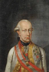 Leopold II Empereur des Romains - Nyklassicism: Porträtt av Leopold II, den helige romerske kejsaren (1747-1792), Anonym, ca. 1780. Olja på duk, 34x23,5. Privat samling