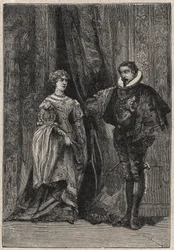 Lucrezia Borgia och hennes förste make Giovanni Sforza d