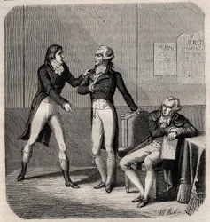 Maximilien Robespierre - Louis de Saint-Just (Saint-Just