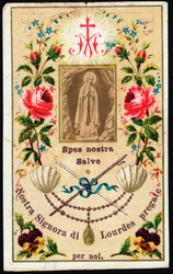 Our Lady of Lourdes from bild. 1900-talets privatsamling