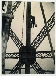 Målare på Eiffeltornet 1889, Paris