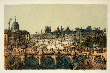 Paris 1874: Pont Neuf, privat samling