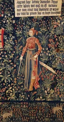Penthesilea, amasonernas drottning, tidigt 1500-tal (gobeläng)
