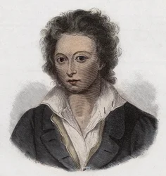Percy Bysshe Shelley (1792-1822) engelsk poet-