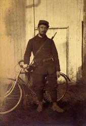 Fotografi från ett personligt album av en infanterielöjtnant under första världskrigets första månader (1:a, Iere
