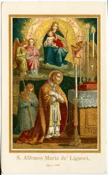 Fromma bild: Alfonso Maria de Liguori (gravyr)