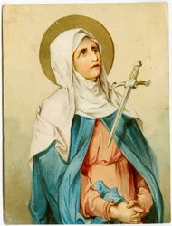 Fromma bild: Mater dolorosa (kromolitografi)