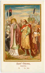 Fromma bild: Saint Othon I Eveque of Bamberg (gravyr)