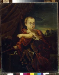Porträtt av tsaren av Russie Ivan VI Antonovich (Romanov