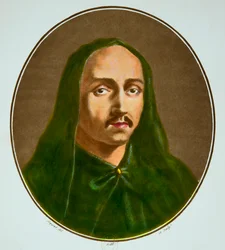 Porträtt av Abbe Suger av Saint Denis (1080-1151) Rådman åt kung Ludvig VI och Frankrikes regent från 1147 till 1149, Privee Collection