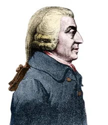 Porträtt av Adam Smith (1723 - 1790), skotsk filosof och ekonom.