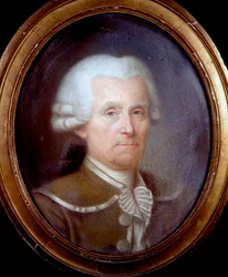 Porträtt av Alexis de Magny (1712- 1777), fransk optiker - anonym målning, Vetenskapsakademien