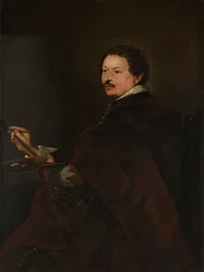 Porträtt av Andries van Eertvelt, ca 1650-1700 (olja på duk)