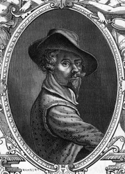 Porträtt av Annibale Carracci (Annibal Carrache