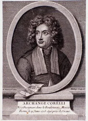 Porträtt av Arcangelo Corelli (gravyr)