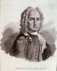 Porträtt av Benedetto Marcello (gravyr)