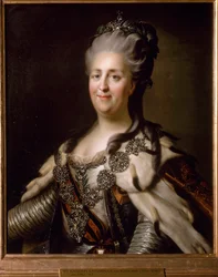 Porträtt av Katarina II av Ryssland (Katrina den stora)