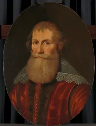 Porträtt av Cornelis Haga, ca 1645 (olja på pannå)