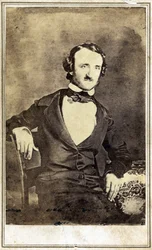 Porträtt av Edgar Allan Poe (1809-1849), Anonym. Daguerreotyp