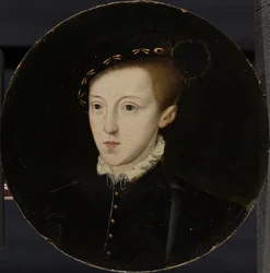 Porträtt av Edward VI, ca 1550 (olja på pannå)