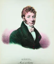 Porträtt av Etienne Nicolas Mehul (1763-1817) kompositör, privat samling