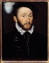 Porträtt av Francois III de la Rochefoucauld, guvernör i Champagne (d. 1572) Anonym målning. 1500-talet. Sön 0,33x0,23 m