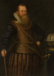 Porträtt av Frederik Houtman