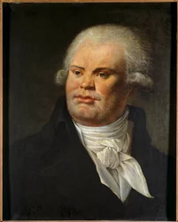 Porträtt av Georges Danton (1759 - 1794) talare och politiker. Anonym målning från 1700-talet. Olja på duk. Mått: 0,61 x 0,49 m. Paris, Musée Carnavalet.