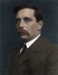 Porträtt av H. G. Wells - Herbert George Wells 1866-1946