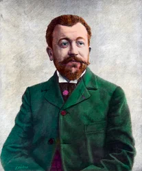 Porträtt av Henri Lavedan (1859-1940) journalist och dramatiker, Privee Collection