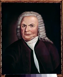 Porträtt av Jean Sebastien Bach (Johann Sebastian Bach
