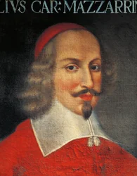 Porträtt av Jules Mazarin, född Giulio Raimondo Mazzarino (Pescina